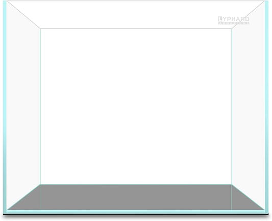 3.5 Gallon Rimless Aquarium, Ultra Clear Low Iron Nano Fish Tank for Betta Shrimp, L15×W5.5×H9.8 Glass Thickness 5mm with EVA Foam Leveling Mat