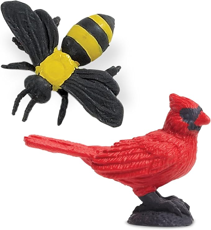Safari Ltd. Garden Fun Pack - Mini Figures of Garden Animals & Insects - Educational Toy Set for Boys, Girls, and Kids Ages 5+