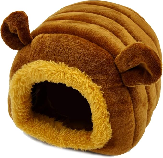 KAMEIOU Luxury Pet Bed for Small Animals - Waterproof Oxford Cloth, Super Soft Plush Filling, Non-Slip Base, Suitable for Guinea Pig, Hamster, Hedgehog, Chinchilla, Rabbit