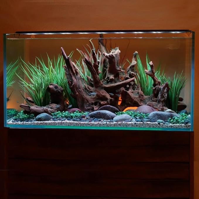 CURRENT USA 72" Satellite Color RGBW Full-Spectrum LED Aquarium Light - Freshwater, Wireless 24-Hour Timer, Adjustable Tank Mounts (4514)