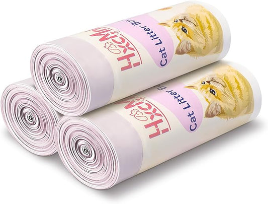 60 Count Self-Cleaning Litter Box Liners compatible with MW-SCO1/MW-SC02/MW-LR01 - Leakproof & Odor-Control Design, 2x Thicker Material Than Standard Liners, Automatic Cat Litter Box Accessories