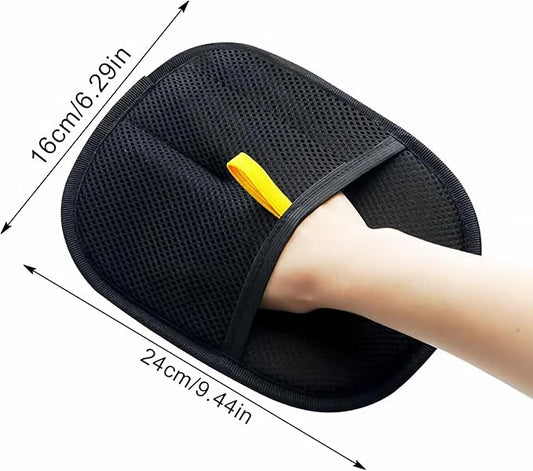 Pet Hair Removal Glove Reusable Anti Static Pet Fur Remover Glove for Furniture Clothes Bedding and More for Dogs and Cats Multi Surface Hair Cleaner Tool (1 pcs)
