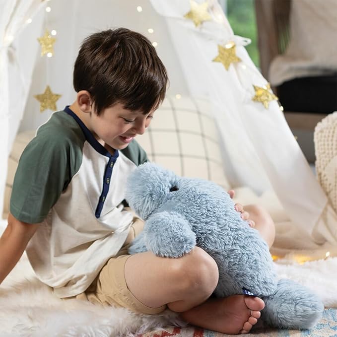 Vermont Teddy Bear Manatee Stuffed Animals - Ocean Stuffed Animal, Gray, 18"