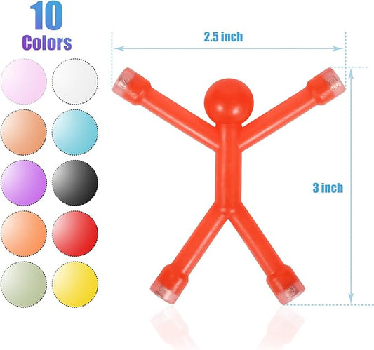 60 Pcs Magnetic-Toys-Men-People, Magnets for Kids Travel Toys, for Refrigerator Magnets, Office, Whiteboard Decoration