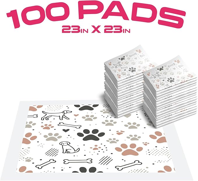 PUPIBOO Washable Pee Pads for Dogs and Cats - Super Absorbent Reusable Puppy Training Pads - 100% Waterproof, Leak-Proof & Non-Slip Whelping Pads for Pet Housebreaking