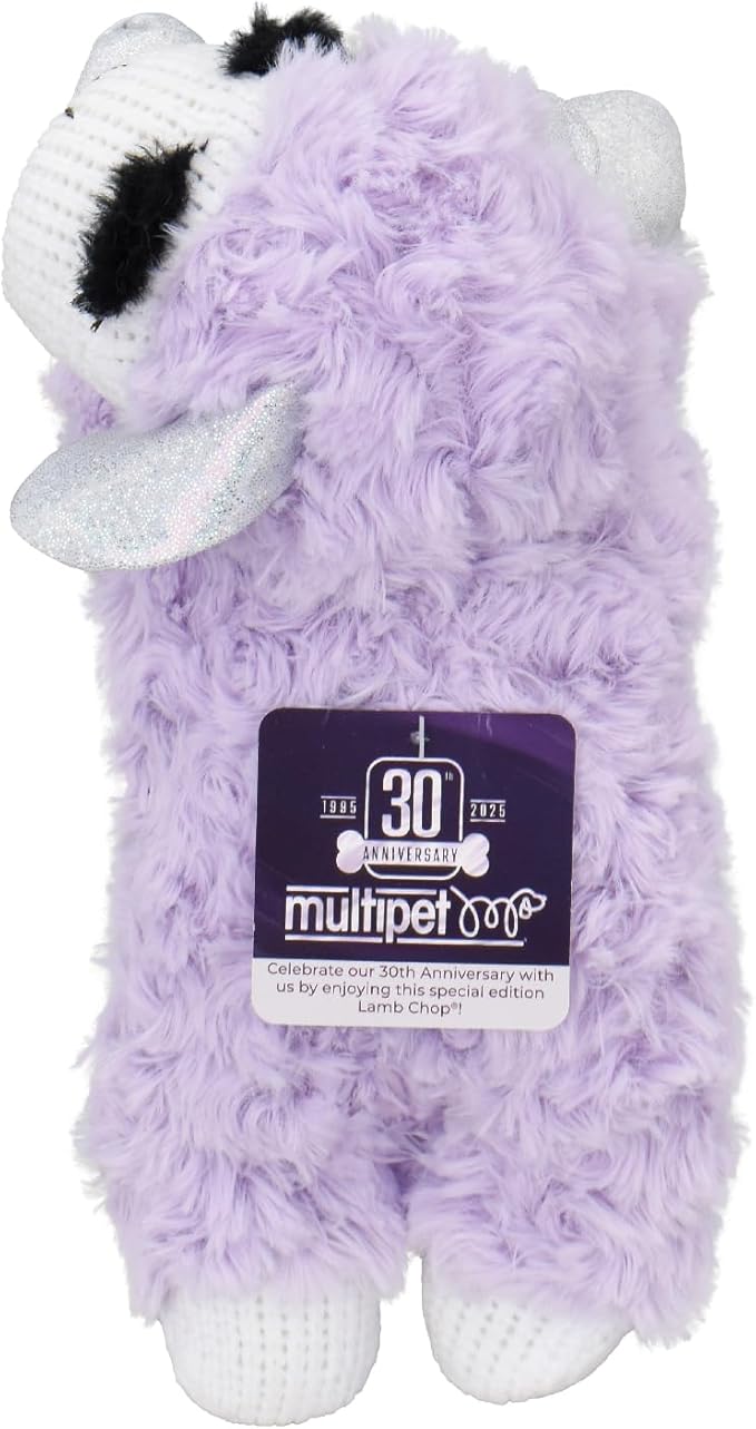 HDP LambChop Plush Dog Toy 10" with Squeaker Color:Anniversary Size:Set of 2