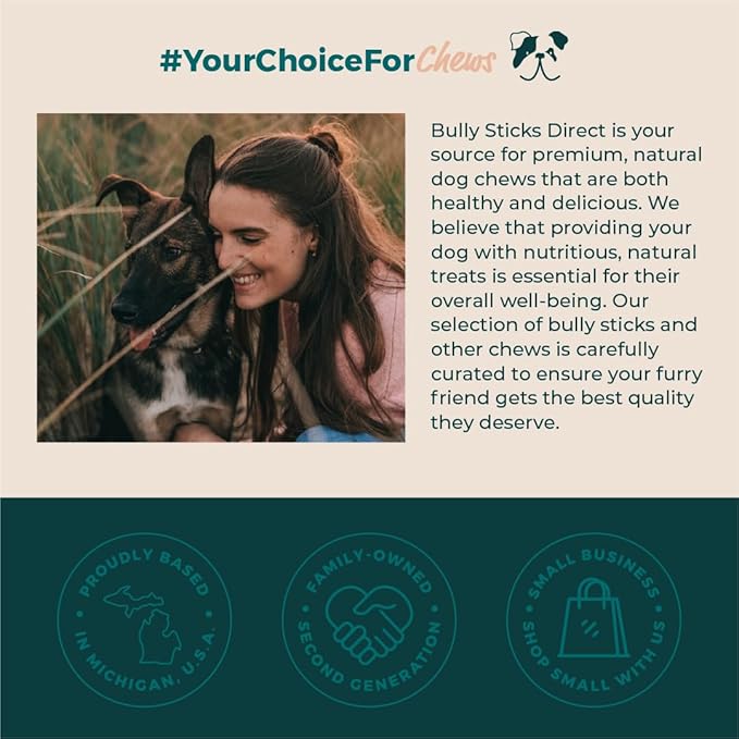 BULLY STICKS DIRECT Natural Goose (Geese) Necks for Dogs, Premium Protein-Rich Dog Chews, All Natural Dental Treats, Single Ingredient, 12 Pack