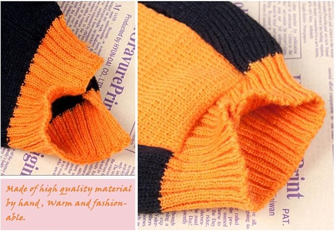 NACOCO Dog Sweater Pumpkin Pet Sweaters Halloween Holiday Party for Cat and Puppy (XL)