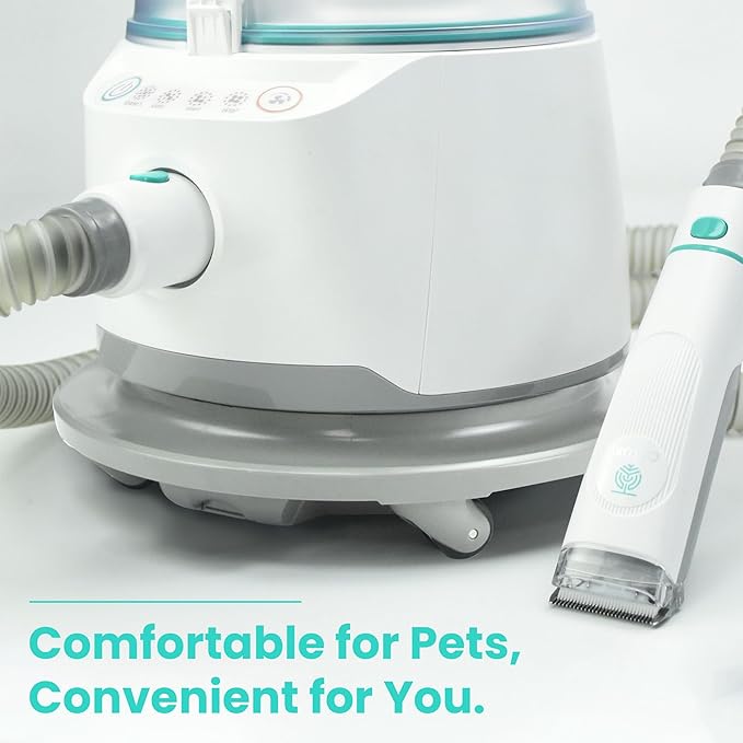Dog Grooming Vacuum for Shedding, 5-in-1 Pet Grooming Kit with Dog Clippers for Grooming, 14,000Pa Powerful Suction, 4.5L Dust Cup, Quiet Pet Hair Vacuum Cleaner for Cats & Dogs Grooming