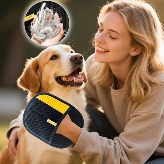 3pcs Pet Hair Removal Glove,Pawbeam Pet Hair Remover for Cats & Dogs,Upgraded Animal Fur Removal Tool, Reusable Cats & Dogs Grooming Gloves for Hair Removal