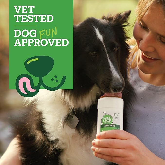 Twist + Lick Well Gel Hip & Joint Supplement for Dogs 2.3 oz