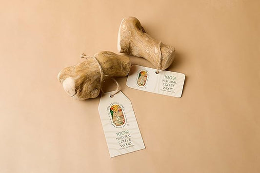 Coffee Wood Toys for Dog - Gorilla Chew, Natural Dog Bone Alternative, Durable, Long Lasting ...(S (Single)