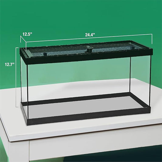 Tetra ReptoHabitat Kit for Aquatic Reptiles and Amphibians, 15 Gallons, Create a Home for Aquatic Juvenile Turtles, Frogs, Newts and Salamanders, 24.4 x 12.5 x 12.7 inches
