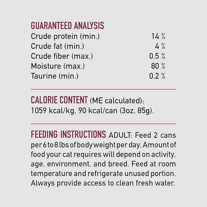 ORIJEN Premium Pate Wet Cat Food in Bone Broth Tuna Salmon & Beef Entrée 5.5oz Cans (12 Count)