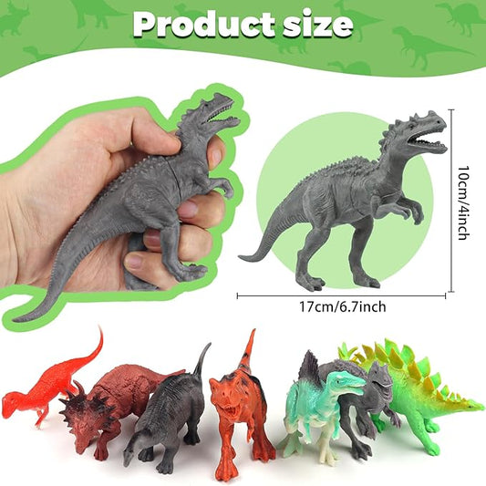 36 Piece Dinosaur Toys for 8 Years Old Boys Gifts, Dinosaur Games for Kids Toy Boy Toys, Dinosaur Figures Set for Boys Toy Age 8 Gifts for 8 Year Old Girls