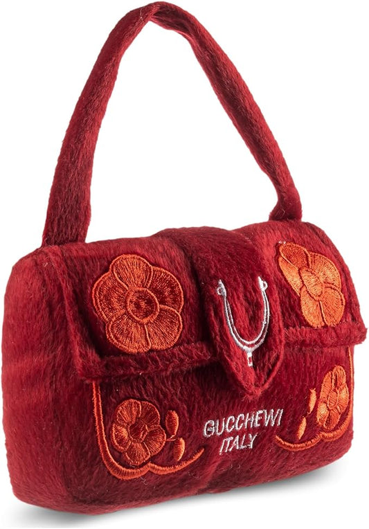 Dog Diggin Designs Runway Pup Collection | Unique Squeaky Parody Plush Dog Toys – Haute Couture Purses & Handbags