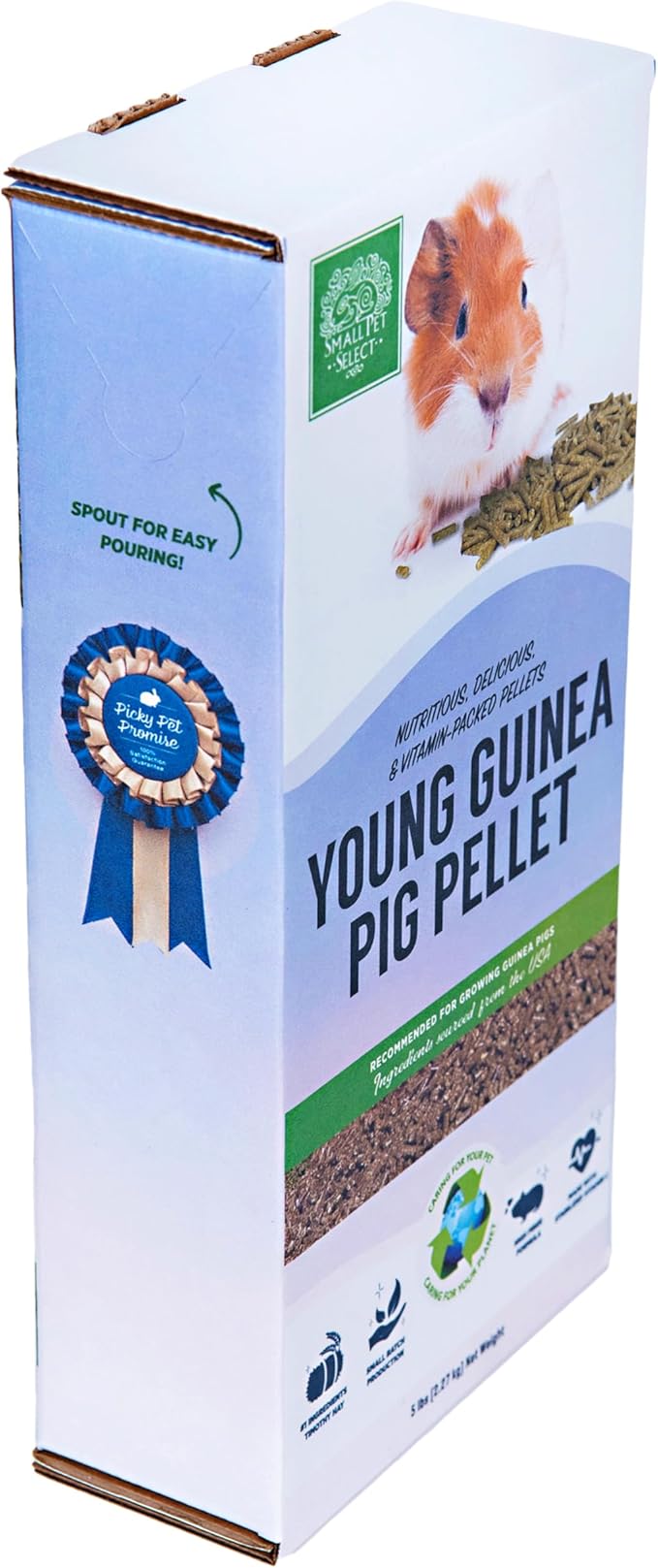 Small Pet Select - Young Guinea Pig Pellet Food, 5lb