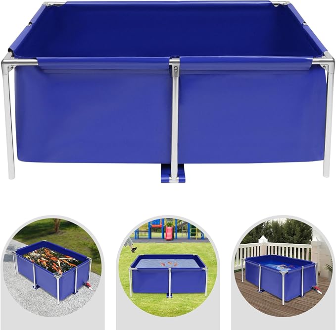 Aquarium Fish Water Tank Ornamental Swimming Pool Koi Breeding Pond