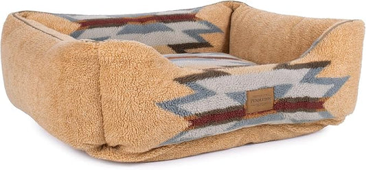 Pendleton Berber Kuddler Dog Bed - Wyeth Trail Wheat, M