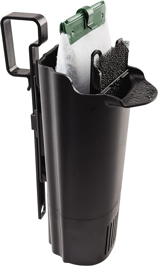 Tetra Whisper Internal Power Filter 5 To 10 Gallons, For aquariums, In-Tank Filtration With Air Pump, Black