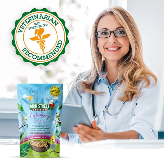 Parrot Food - Parakeet & Cockatiel Food - Cooks in 3-15 min w/Natural & Organic Grains, Legumes, Non-GMO Fruits, Vegetables & Healthy Spices