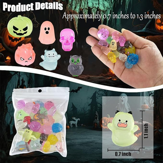 36Pcs Halloween Mini Resin Figures Miniature Animal Figurines Tiny Animals Set for Home Decor and Garden Decoration & Collectibles