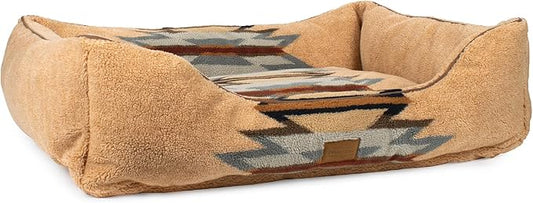 Pendleton Berber Kuddler Dog Bed - Wyeth Trail Wheat, XL