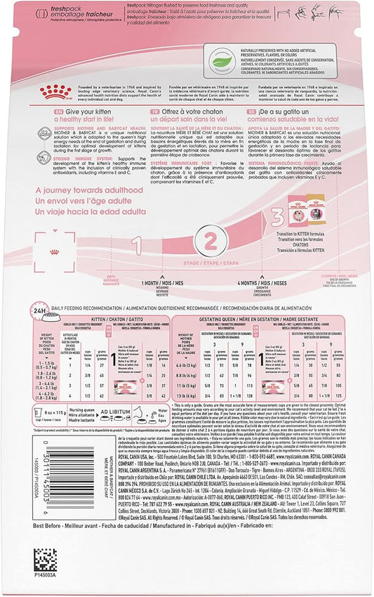 Royal Canin Feline Health Nutrition Mother & Babycat Dry Cat Food, 3 lb Bag
