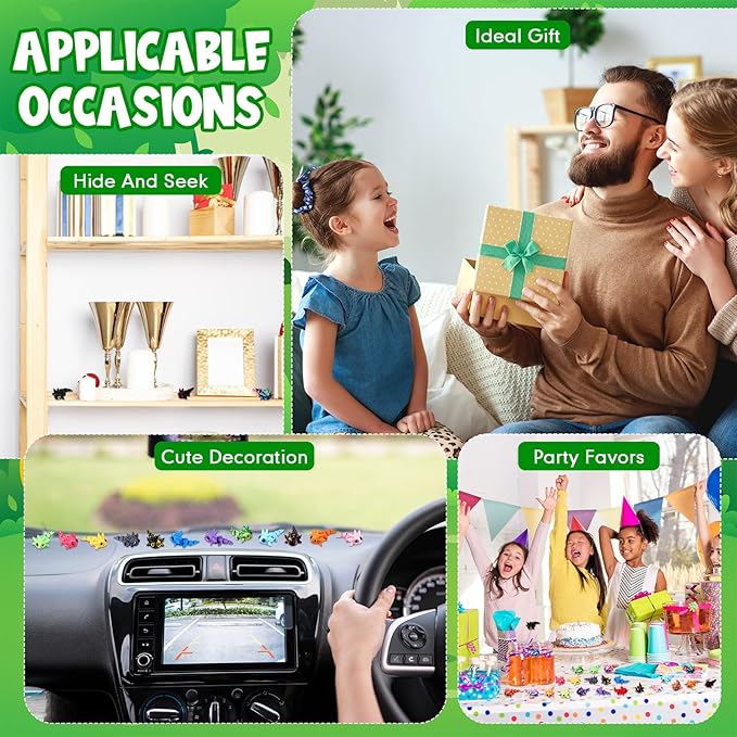 Honoson 24 Pcs 3D Printed Baby Axolotl Fidget Toy 3D Printed Small Animal Toy Flexible Cute Articulating Pet Stress Relief Fidget Toys for Play and Display