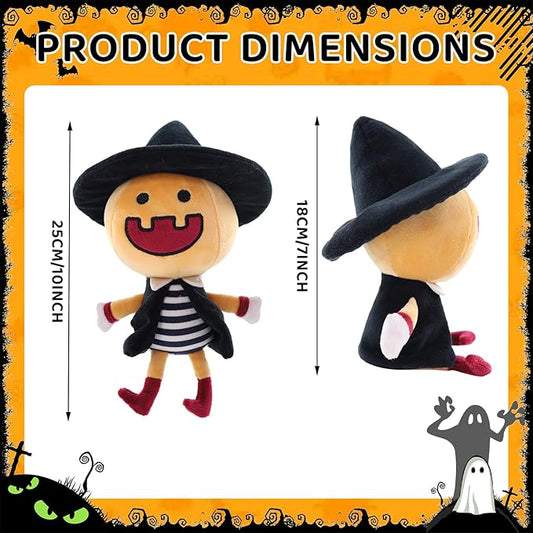 Sew Butiful Halloween Stuff Doll Cute Plushie Stuffed Yellow Pumpkin Boy Toy Gift for Kids, Girls, Children