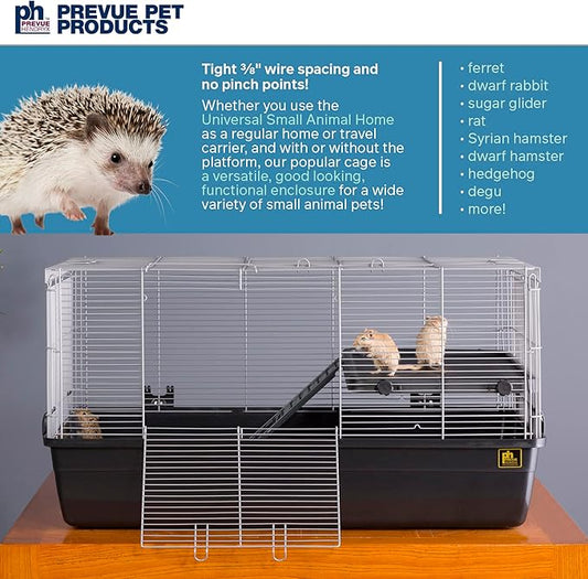 Prevue Pet Products 528 Universal Small Animal Home, Dark Gray