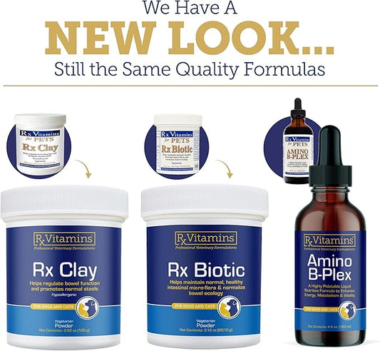 Rx Vitamins Formula CV for Dogs & Cats - Cat and Dog Heart Health - Feline & Canine Cardiac Support - 90 ct