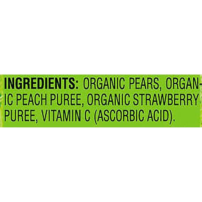 Gerber Organic 2nd Foods Baby Food, Fruit and Veggie Variety Pack, 3.5 oz Pouch (Pack of 18)
