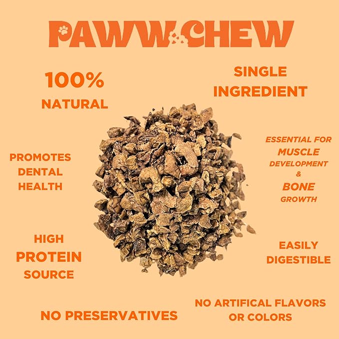 Beef Lung Dog Treats, 100% Natural, Single Ingredient, (2.5 Pound) Made in the USA, Dried & Dehydrated, High Protein, High Value Dog Training Treats, Grain Free, Low-Odor Free for All Breeds