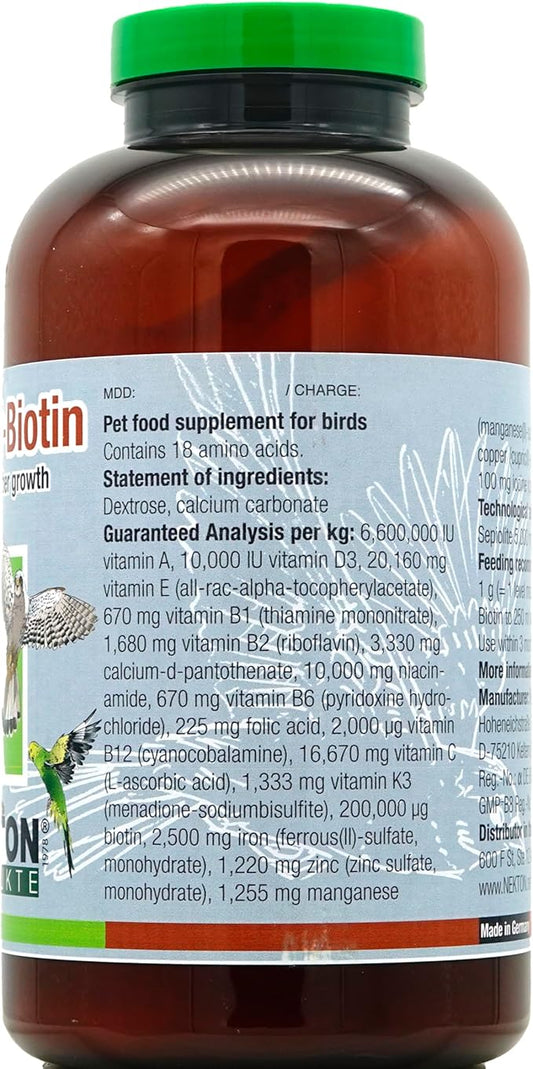 Nekton Biotin 700gm/1.54Lb Fruit for Bird Feathering