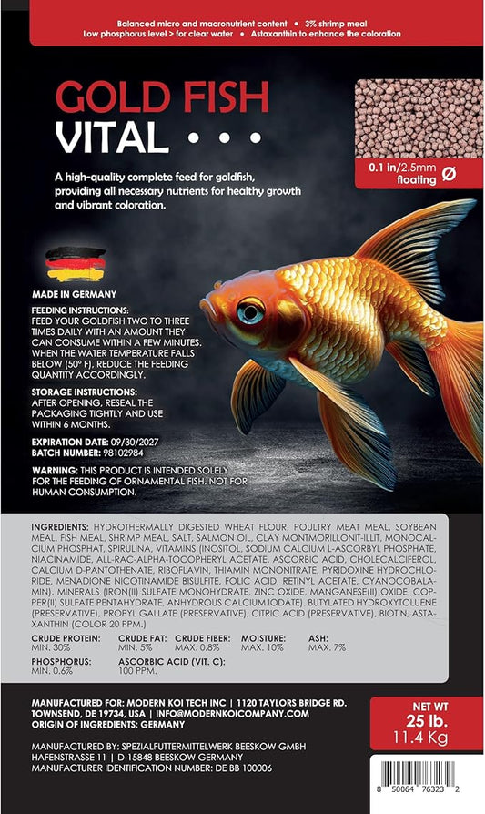 Goldfish Fish Food (1 Pack 2.5lb)
