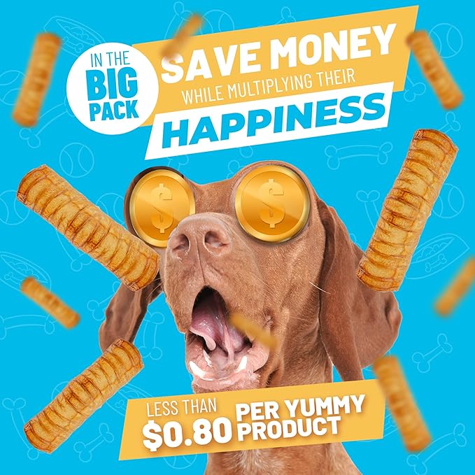 Sitka Farms Beef Trachea Canoes 6" Split Trachea - 50 Count - Doggie Dental Care Healthy Teeth Beef Premium Natural Dog Treats for Small Medium and Large Dogs