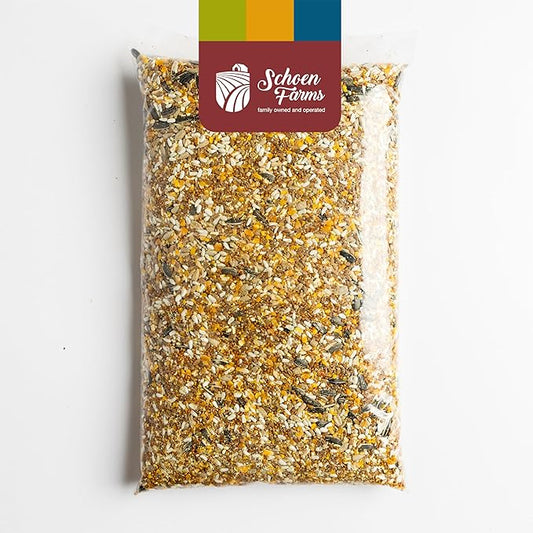 Gourmet Wild Bird Food Mix (10 LBS) Blend for Cardinals, Chickadees, Nuthatches, Woodpeckers and Songbirds