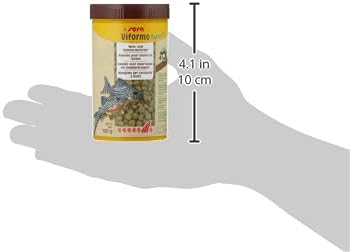 sera Viformo Nature Catfish Food 5.6 oz (250 ml) | Rich in gammarus & Seaweed Vitamins | Ideal for Bottom Feeders | No Artificial additives | Maintains Clear Water | 4% Protein-Rich gammarus