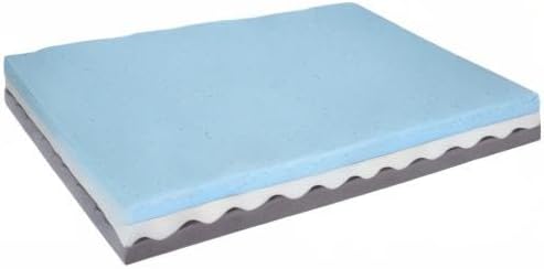 Luxe Dog Bed by Wag | Quad Layer Technology with Memory Foam, Orthopedic Foam, and Cooling Gel. Machine Washable Cover. Gray, Extra Large