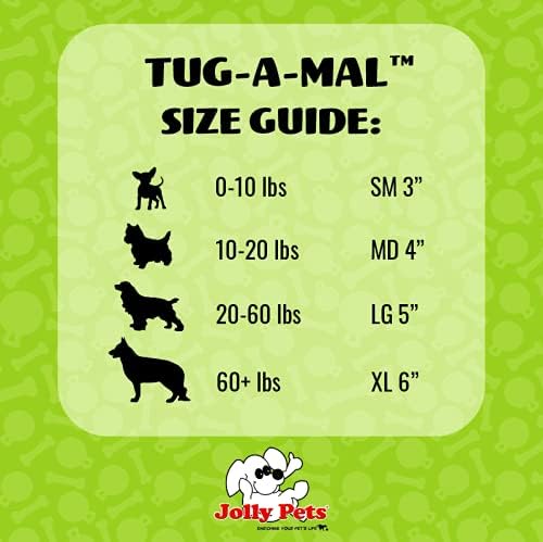 Jolly Pets Jolly Tug-a-Mal Monkey Tug/Squeak Toy, Extra Large (JTA35)