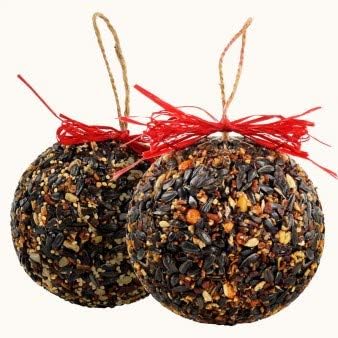 Mr. Bird 2-Pack Seed & Nut Ornaments Bagged