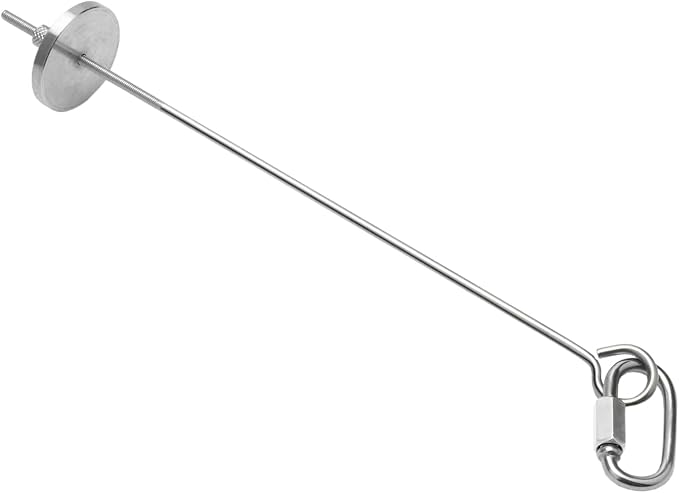 Bird Food Holder Stainless Steel Fruit Vegetable Stick Skewer for Parrots Cockatoo Cockatiel Cage Treating Tool (2 PCS-L)