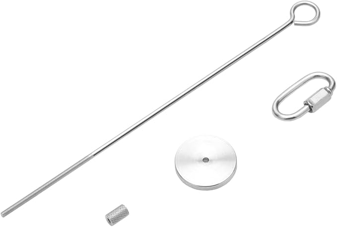 Bird Food Holder Stainless Steel Fruit Vegetable Stick Skewer for Parrots Cockatoo Cockatiel Cage Treating Tool (L: 7.86inch)
