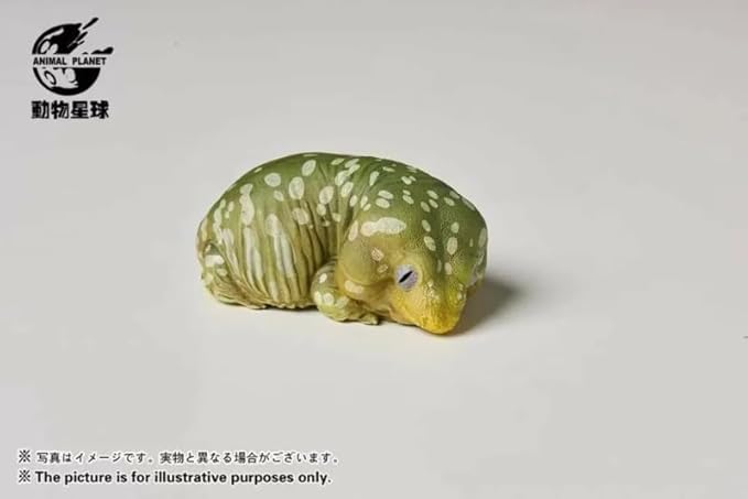 Animal Heavenly Body Series 2 Reptile Chubby Collectible Miniature - Gecko Statue for Home Office Decor, Realistic Sculpture (Rhacodactylus Leachianus - Giant Gecko Leachie)