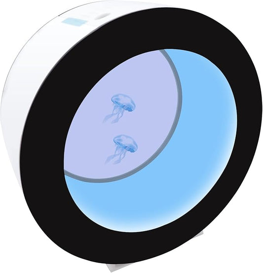 4.8Gal Jellyfish Aquarium Tank, Circular Fish Tank Aquarium with Remote Control,16 Colors Acrylic Betta Fish Tank for Keeping Jellyfish and Various Kinds of Fish