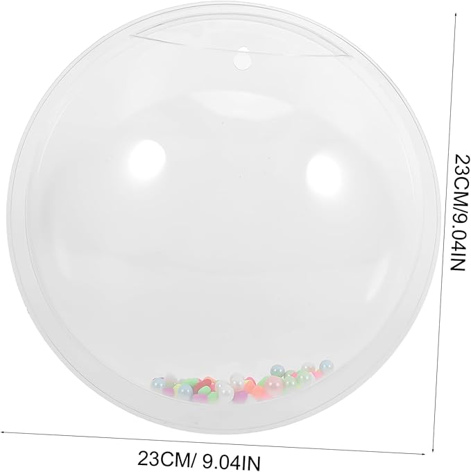 POPETPOP Fish Bowl - Wall Mounted Acrylic Transparent Mini Aquariums Betta Cups -Hanging Round Glass Bowl Vase Fish Tank Home Decor
