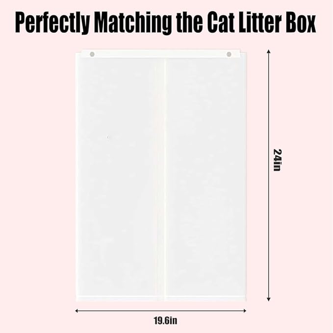 Cat Litter Box Liners for PetSnowy SNOW+ Cat Litter Box, 30 PCS Self-Sealing Waste Drawer Bags for Automatic cat Litter Box (30 Pcs)