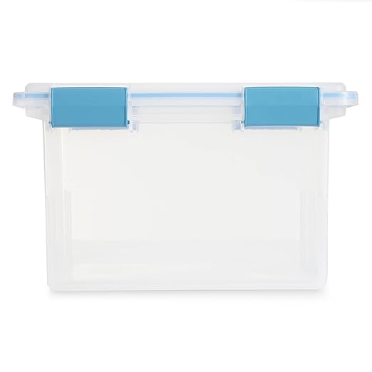 Sterilite Box Gasket Blue Aquarium 32 QT 19334304