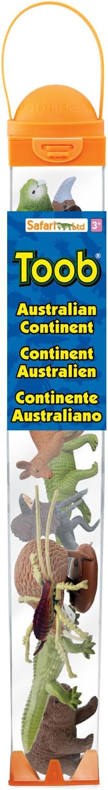 Safari Ltd. Australian Continent Toy Figures | TOOB Collection | Non-Toxic and BPA Free | Toy Animals | Suitable for Ages 3 and Up